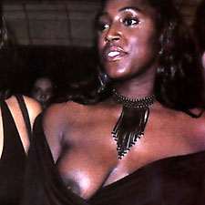 busty british popstar mica paris oops dress malfunction